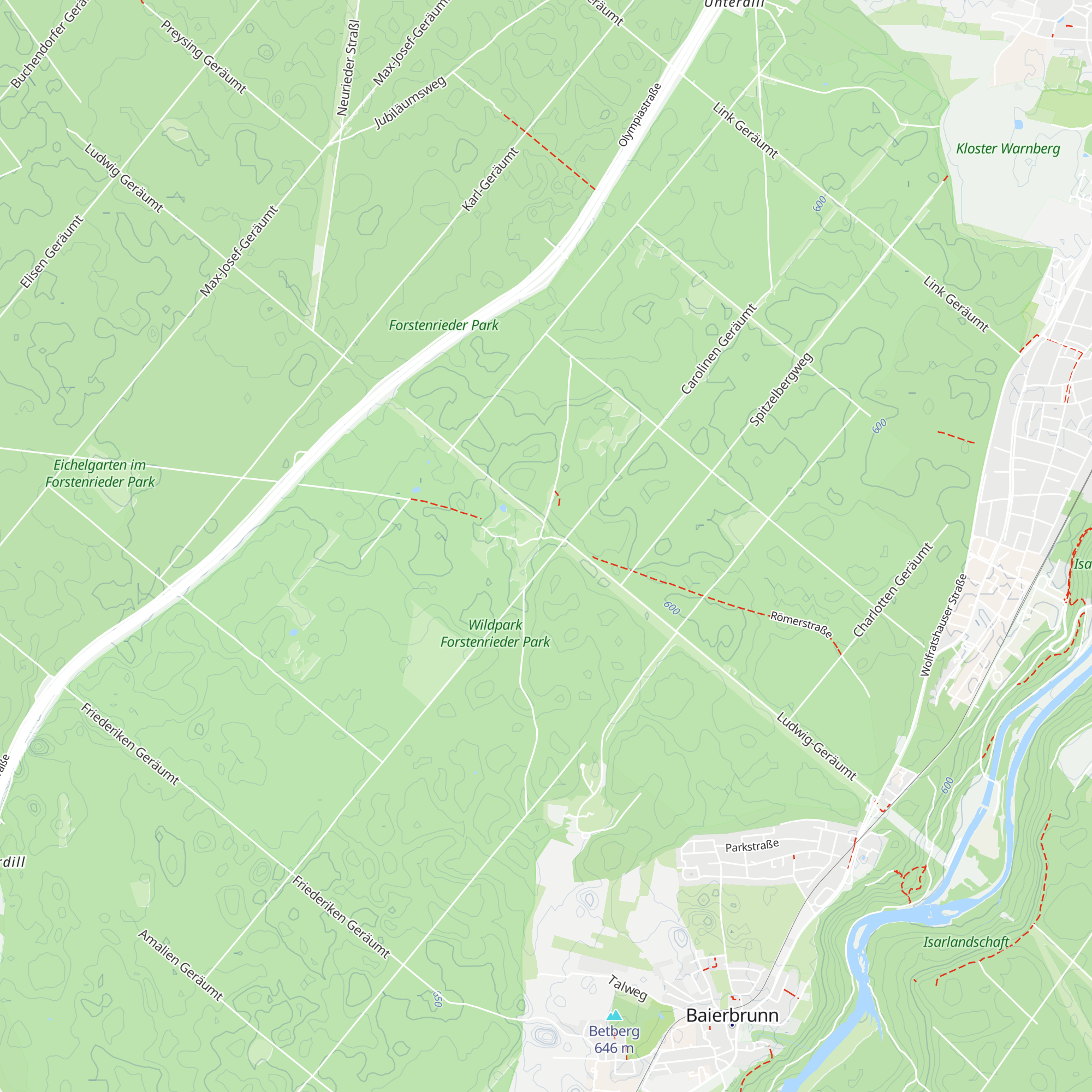 Wildbeobachtungshütte map