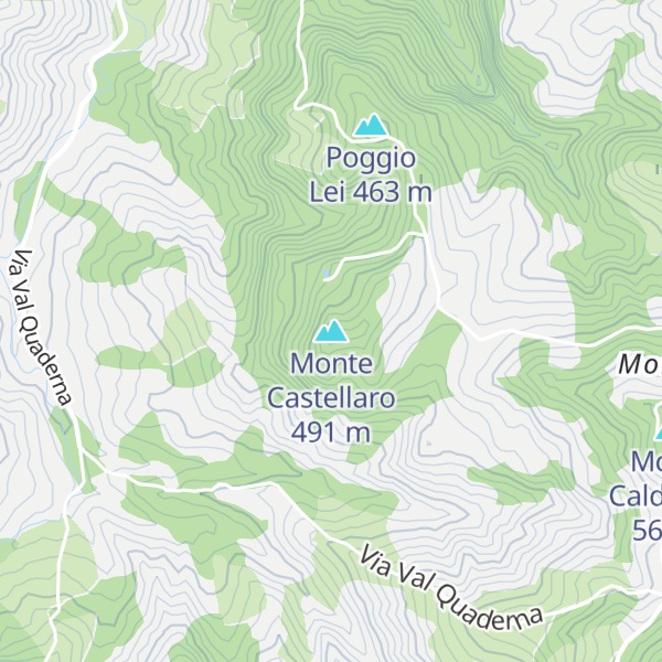 Map of Monte Castellaro