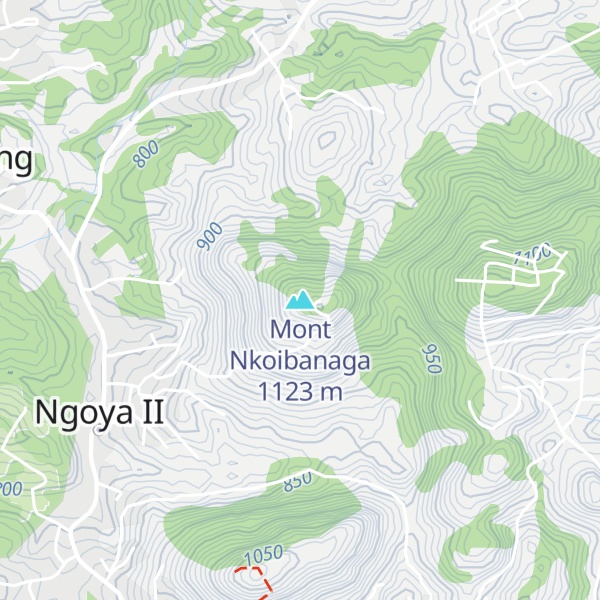Map of Mont Nkoibanaga
