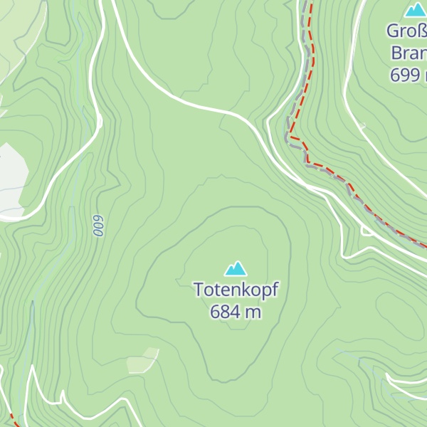 Map of Todtenkopfhütte