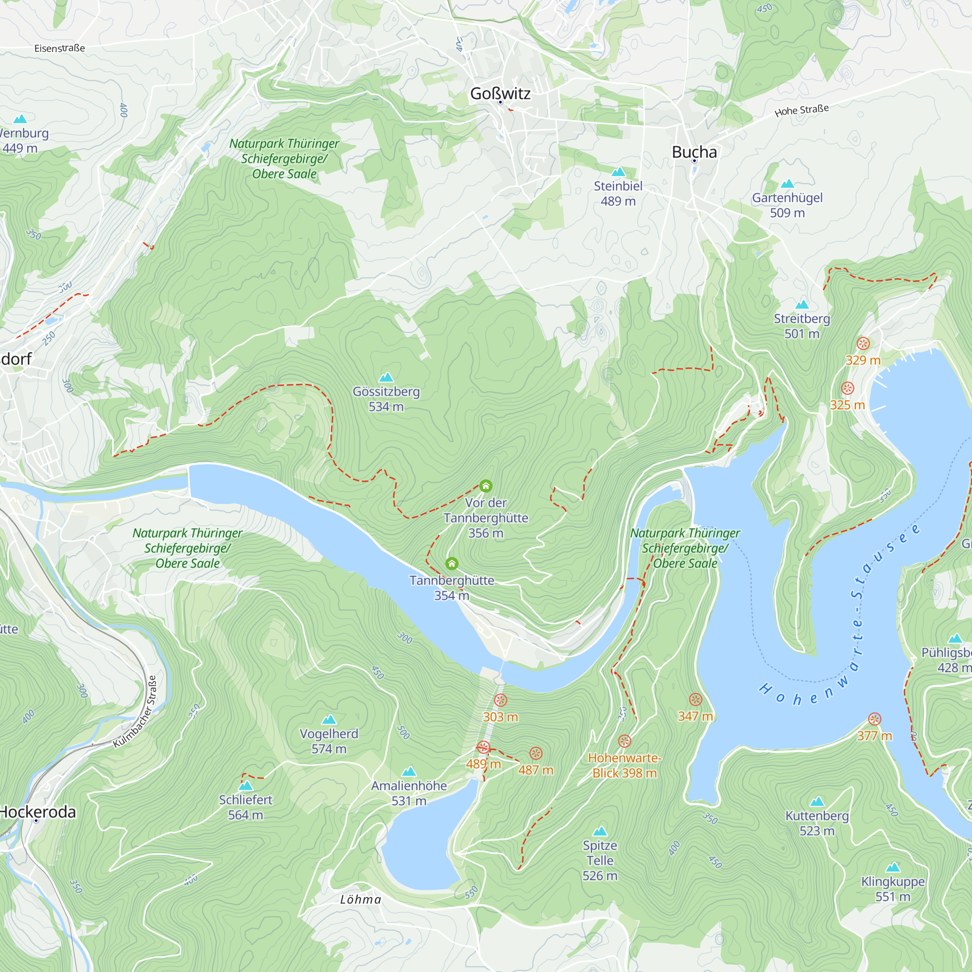 Vor der Tannberghütte map