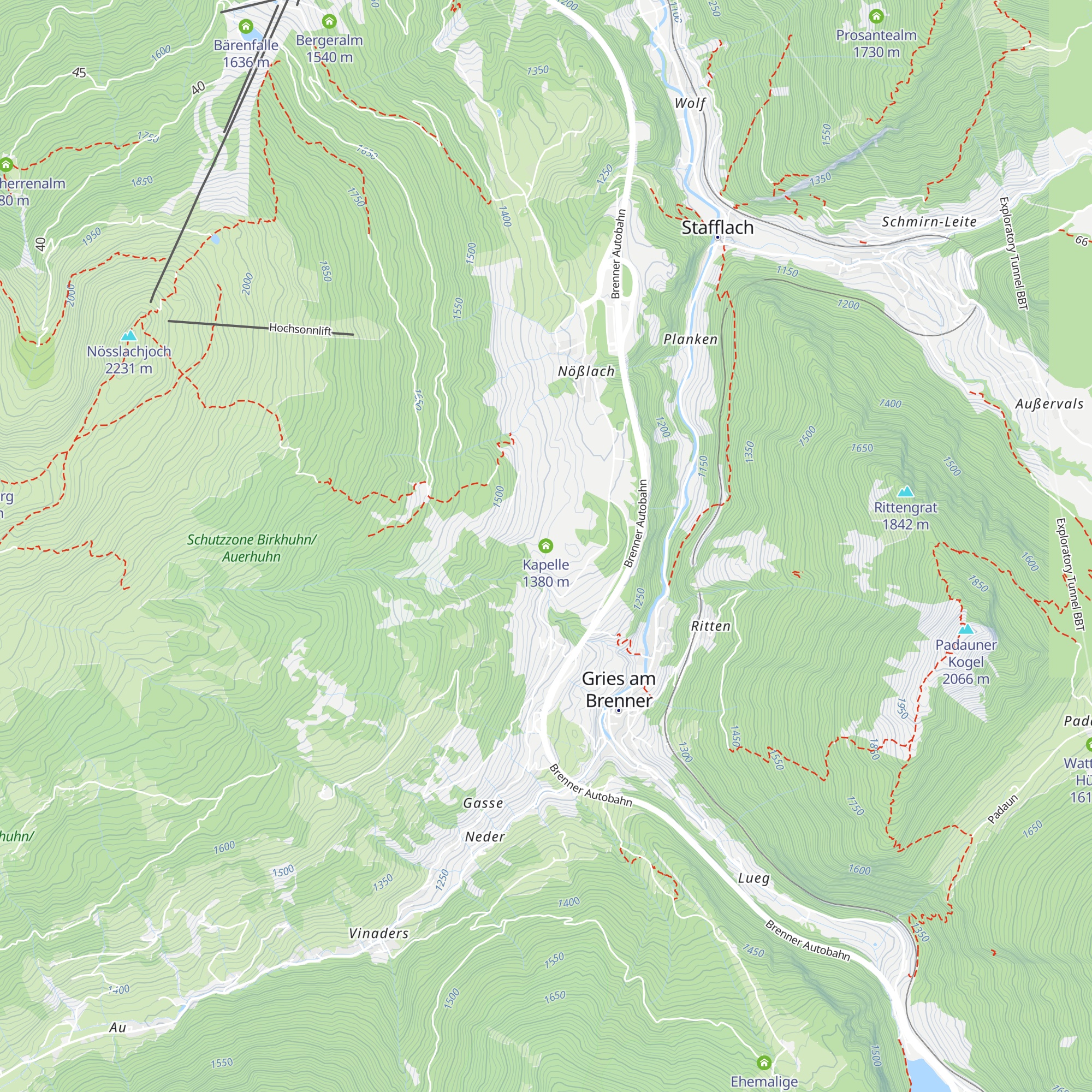 Kapelle map