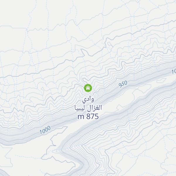 Map of وادي الغزال ليبيا