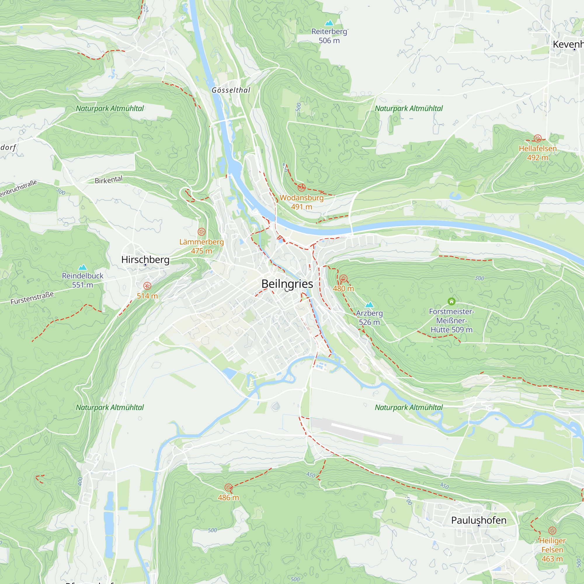 Touristikverband Beilngries map