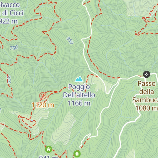 Map of Poggio Dell'altello