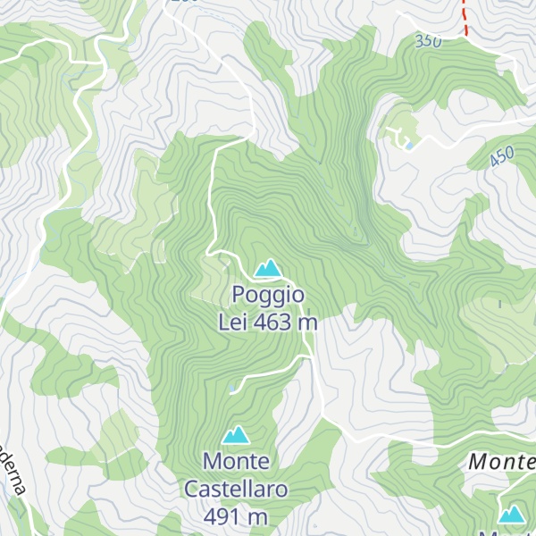 Map of Poggio Lei