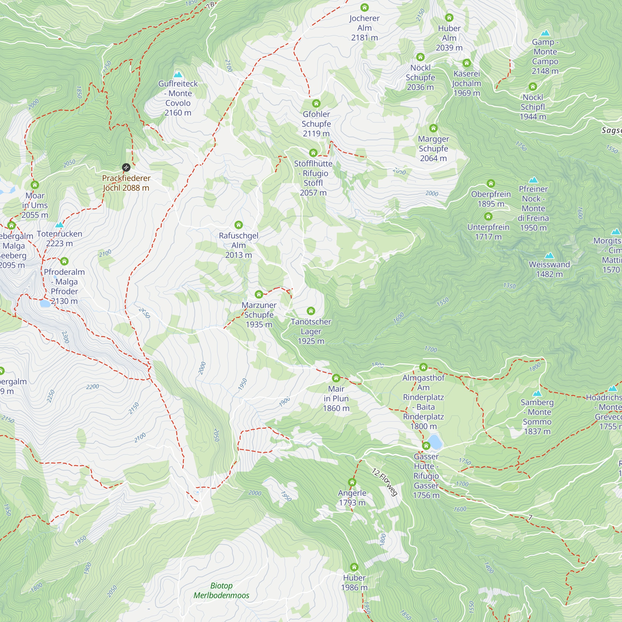 Tanötscher Lager map