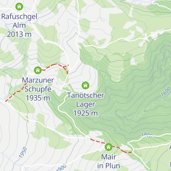 Map of Tanötscher Lager