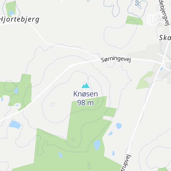 Map of Knøsen
