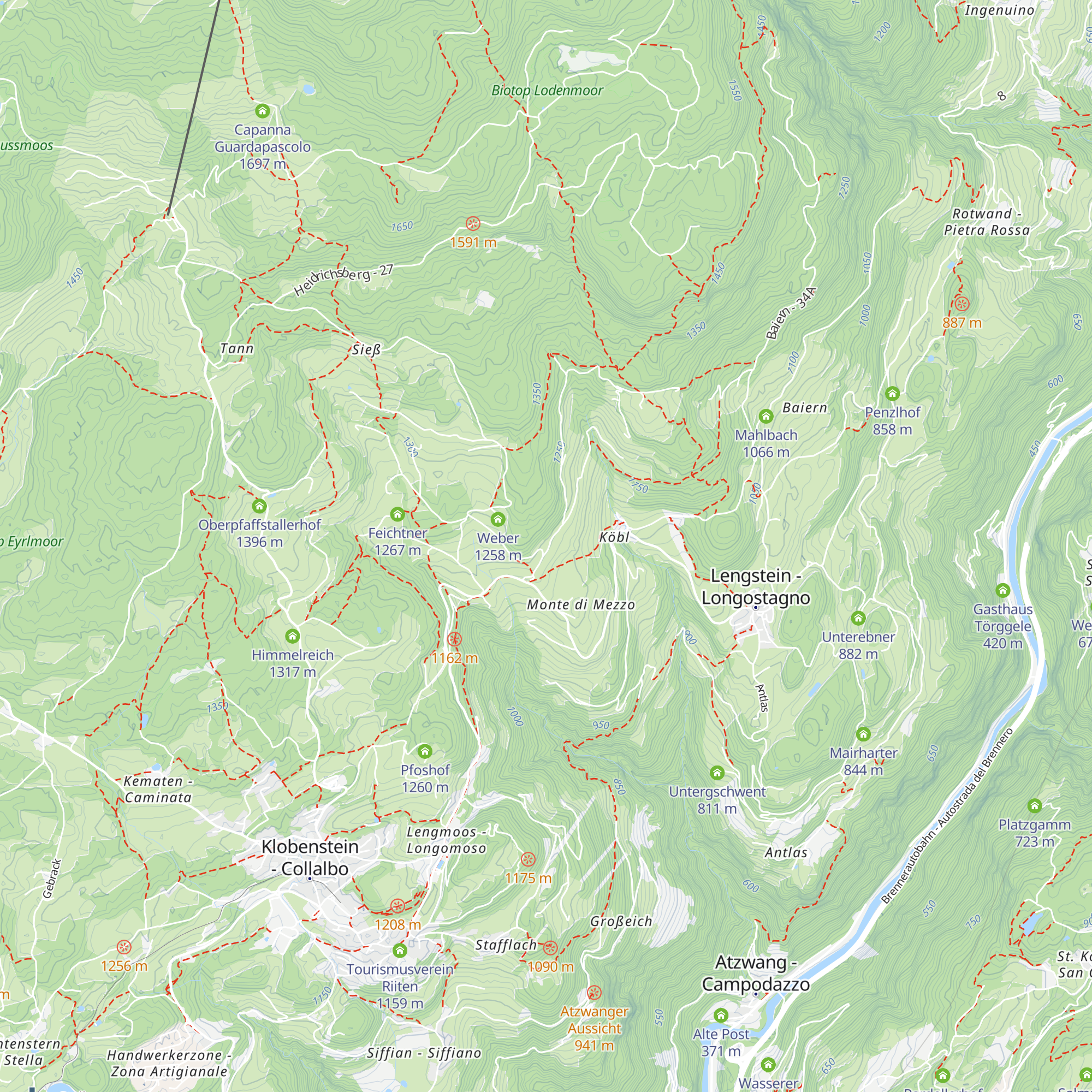 Gasthof Egarter map