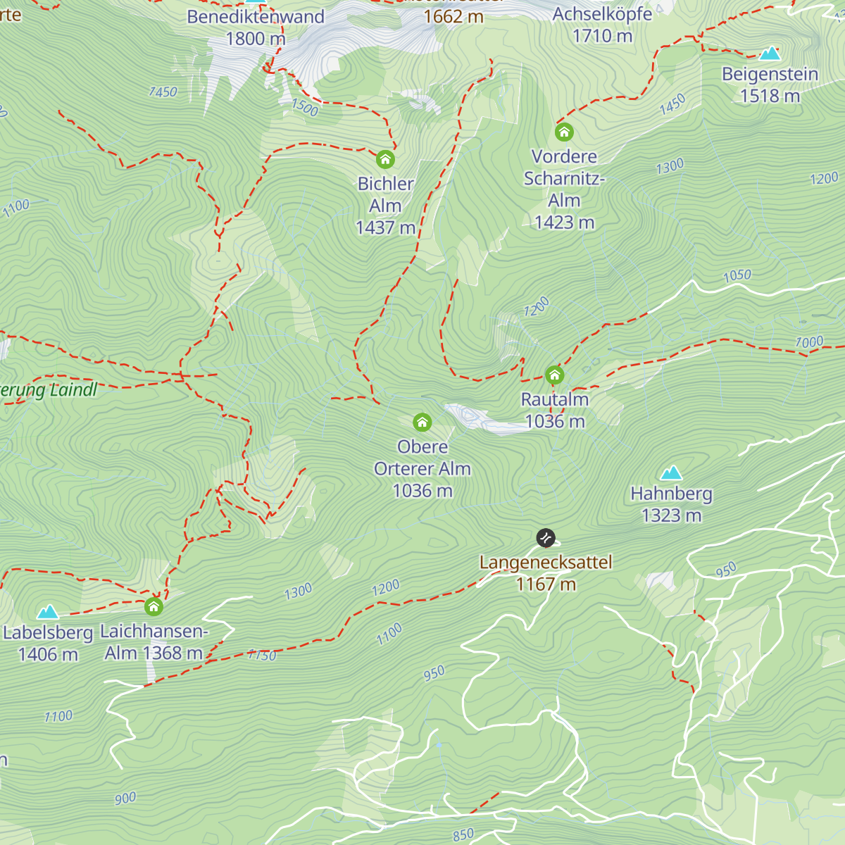 Obere Orterer Alm map