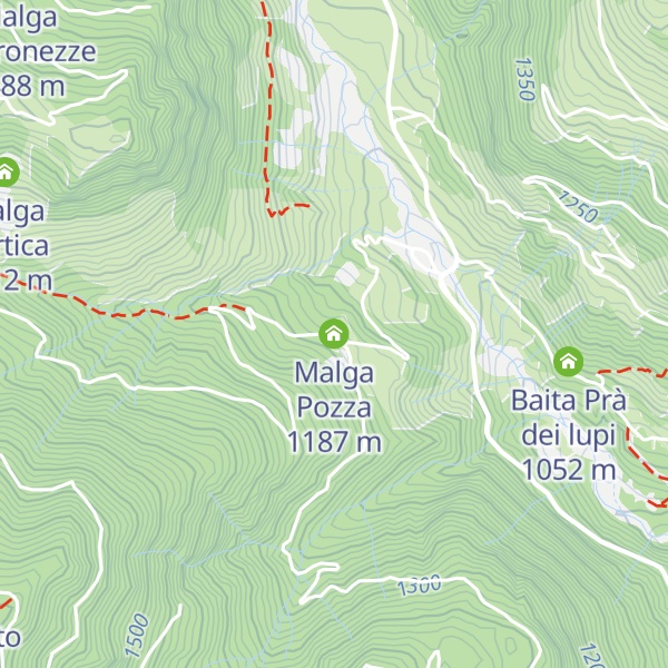 Map of Malga Pozza