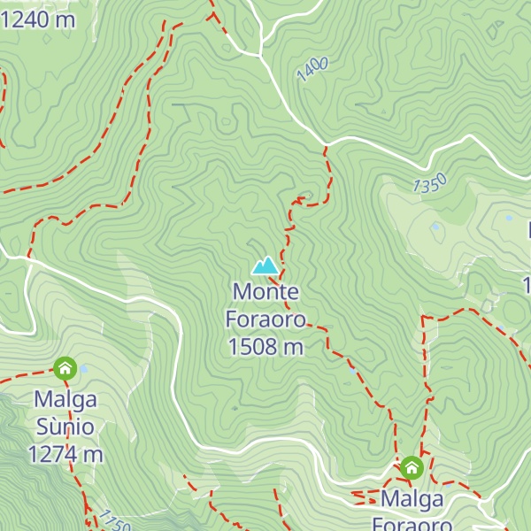 Map of Monte Foraoro
