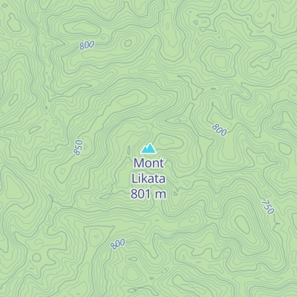 Map of Mont Likata