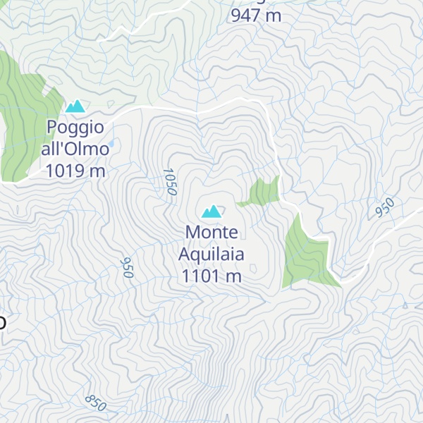 Map of Monte Aquilaia