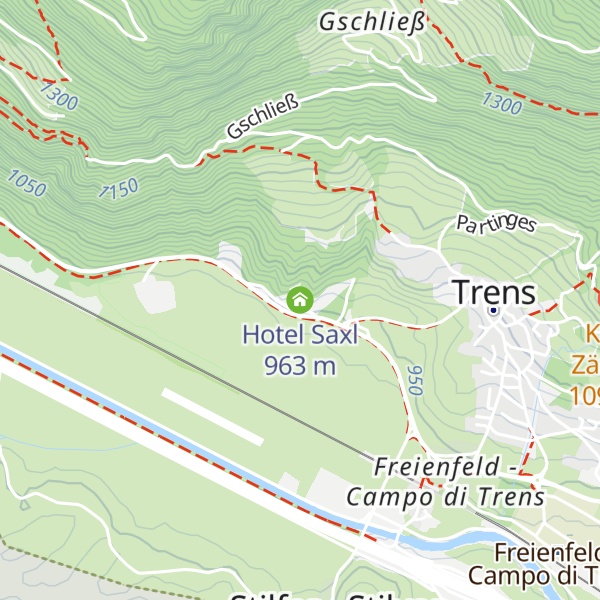 Map of Hotel Saxl