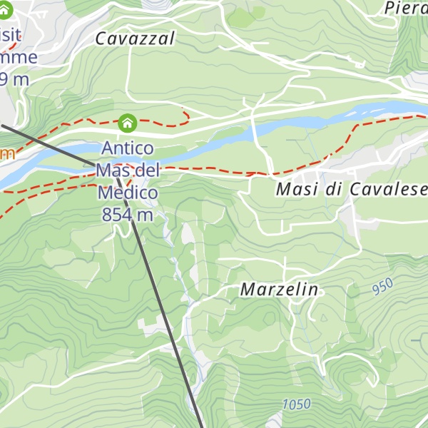 Map of Birra di Fiemme