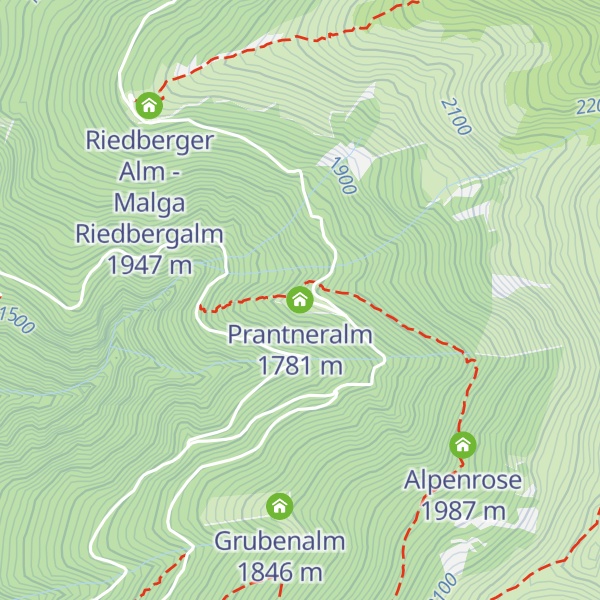 Map of Prantneralm