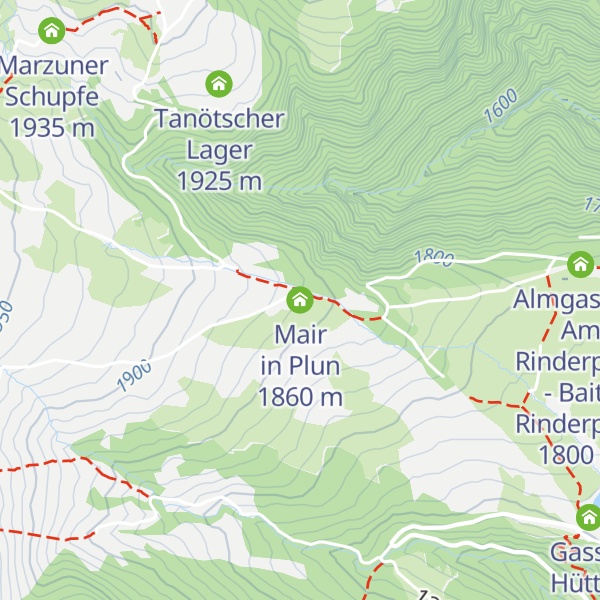 Map of Mair in Plun