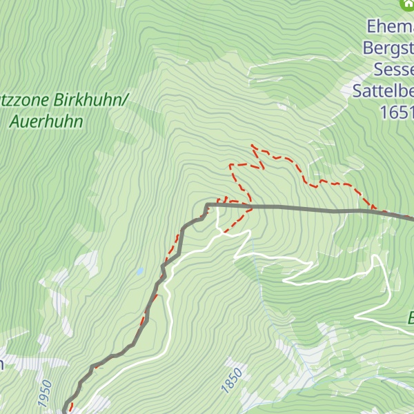 Map of Sattelberg - Monte Sella