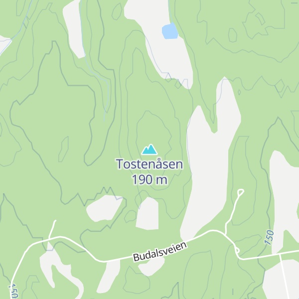 Map of Tostenåsen
