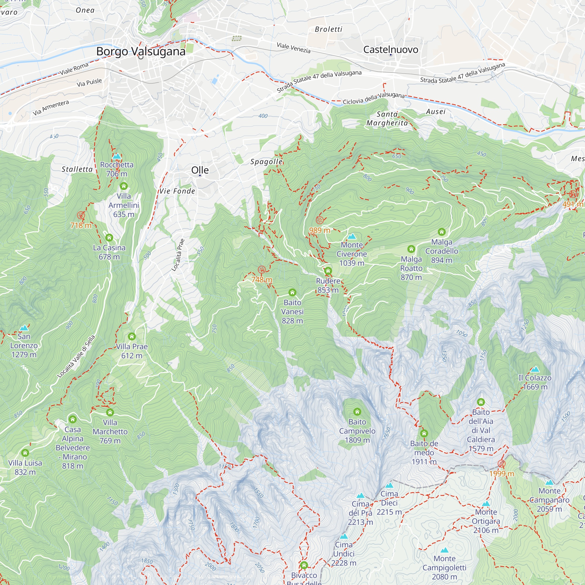 Baito Vanesi map