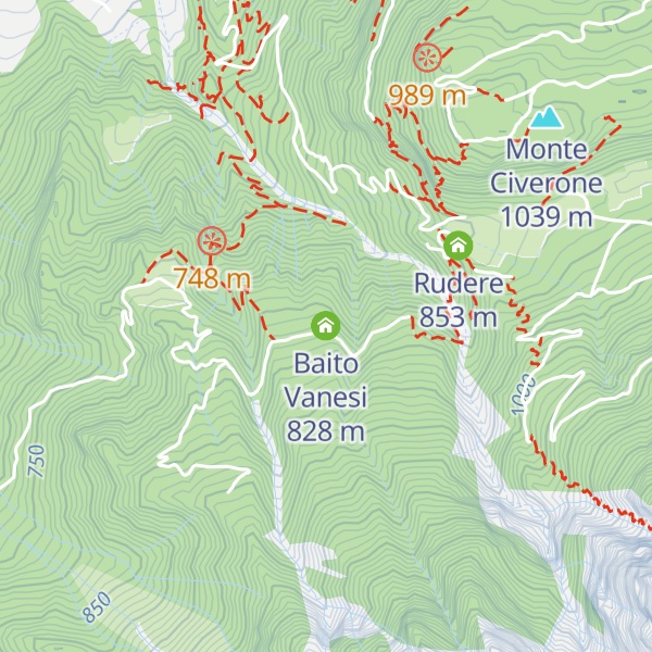 Map of Baito Vanesi