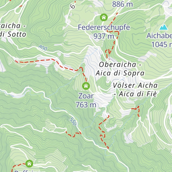 Map of Zoar