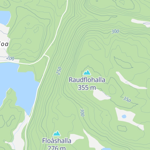 Map of Floåsen
