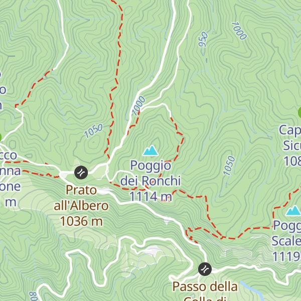 Map of Poggio dei Ronchi