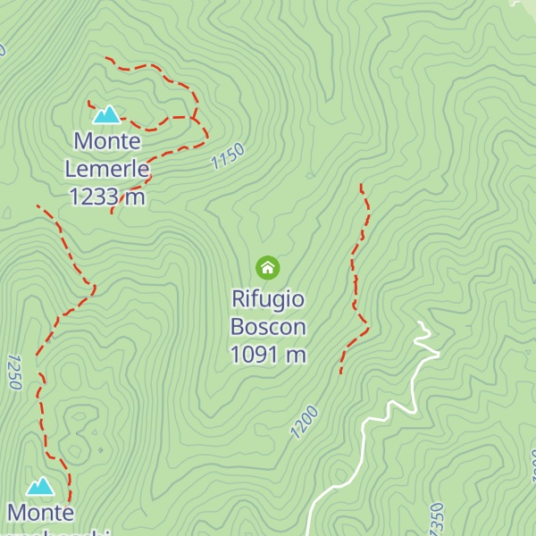 Map of Rifugio Boscon