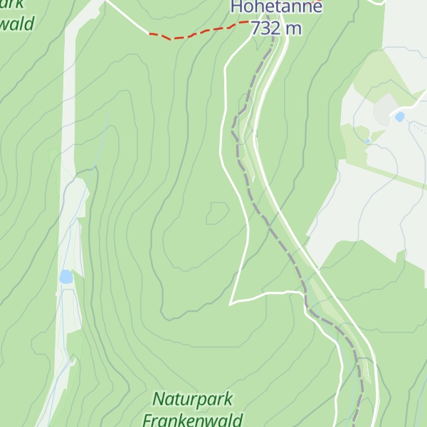 Map of Hohe Tanne