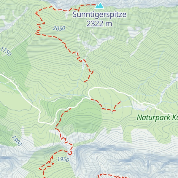 Map of Hallerangeralm