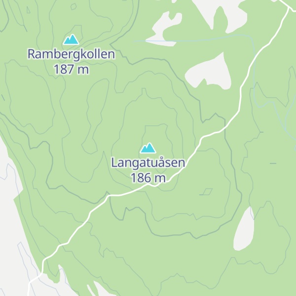 Map of Langatuåsen