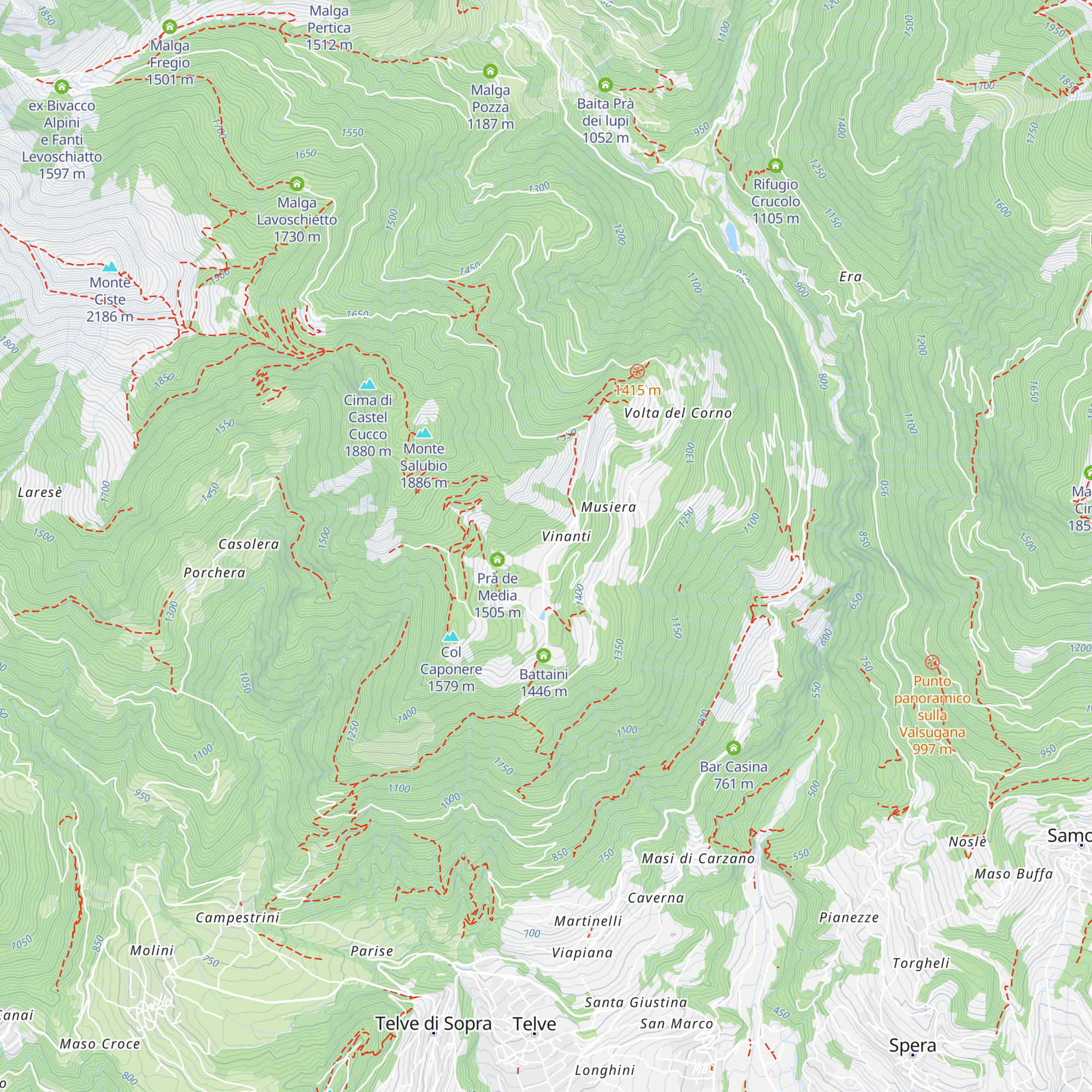 Villa Longo map