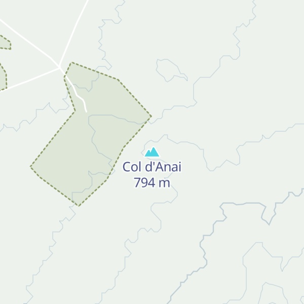 Map of Col d'Anai
