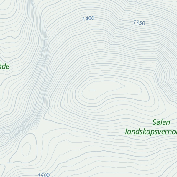 Map of Søre Sølen