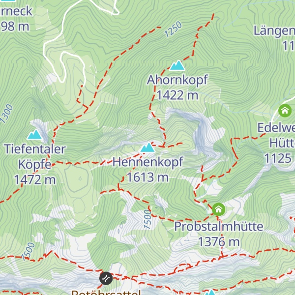 Map of Hennenkopf