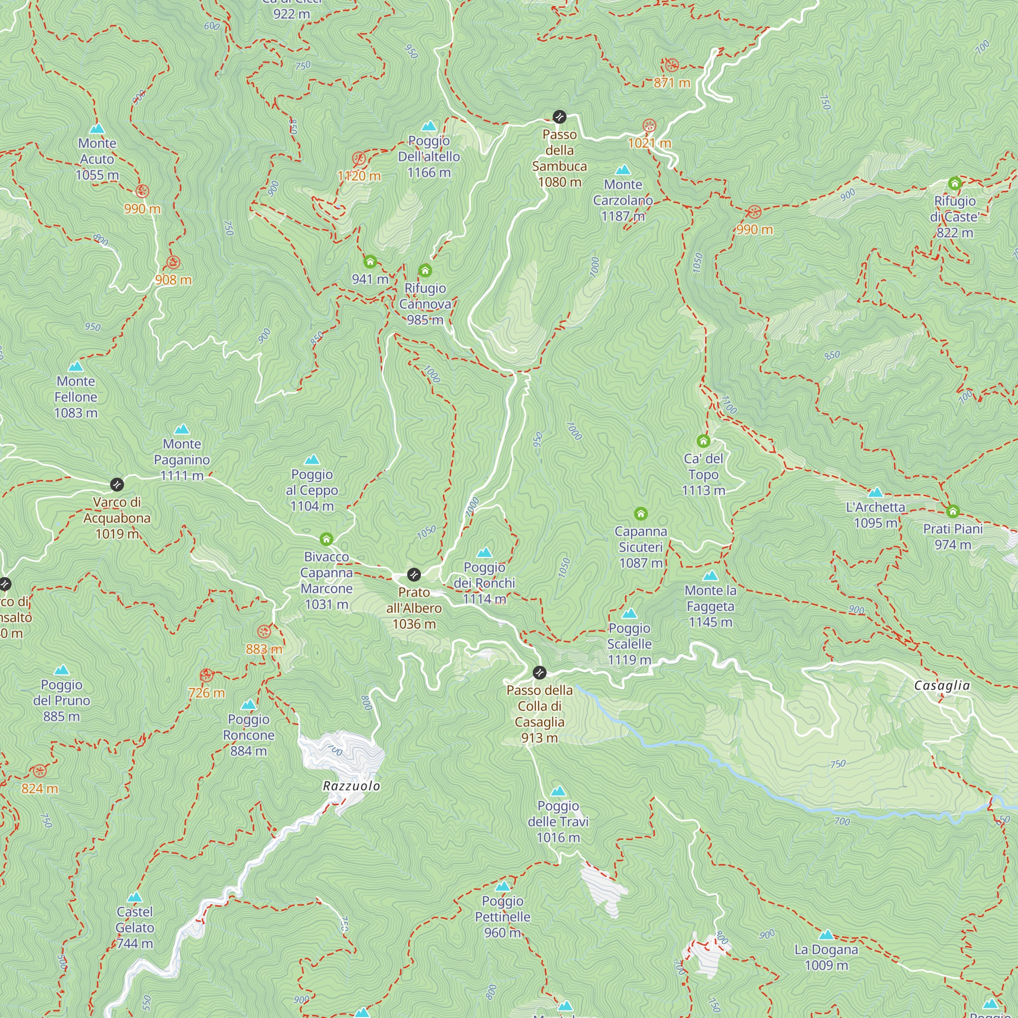 I Piani map