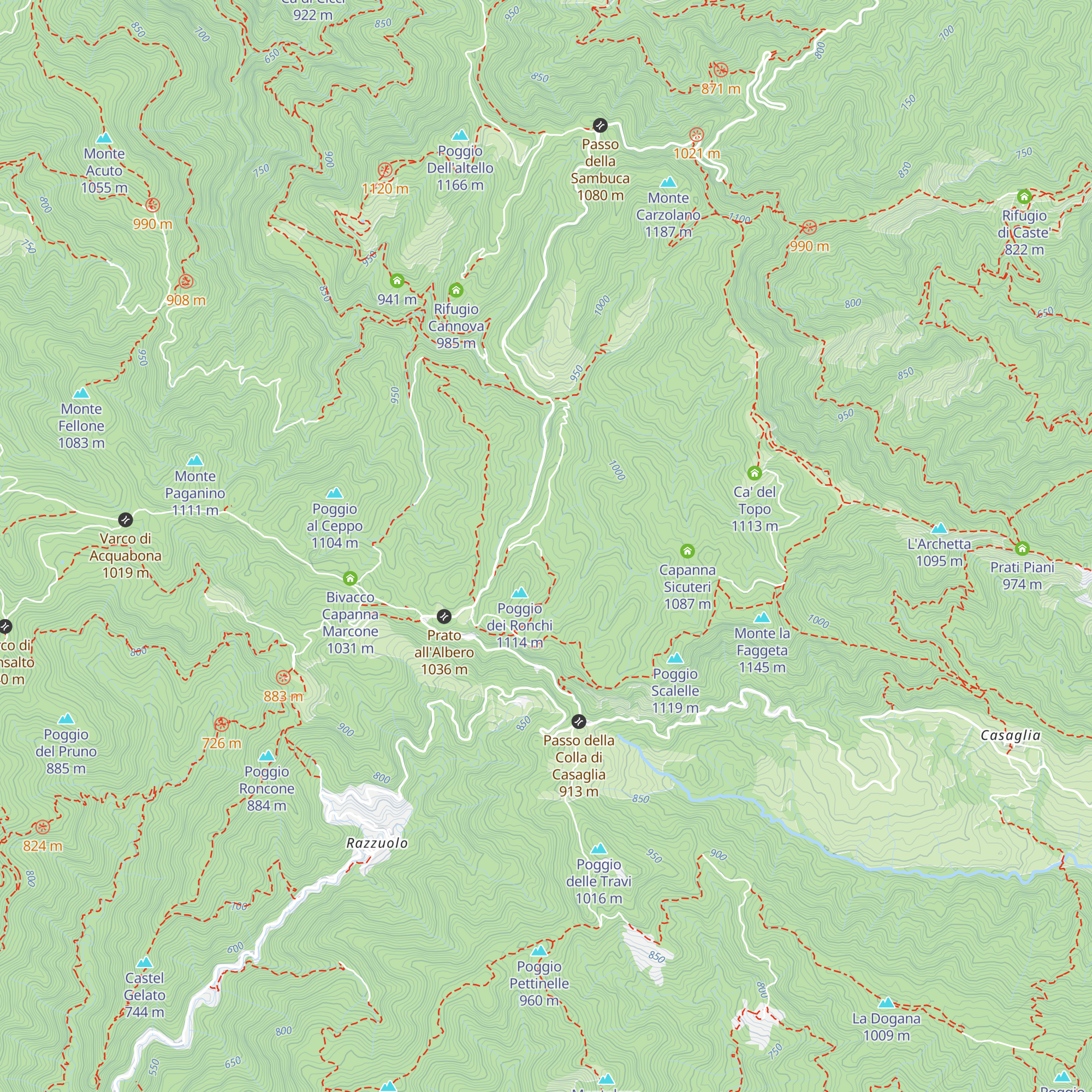 I Piani map