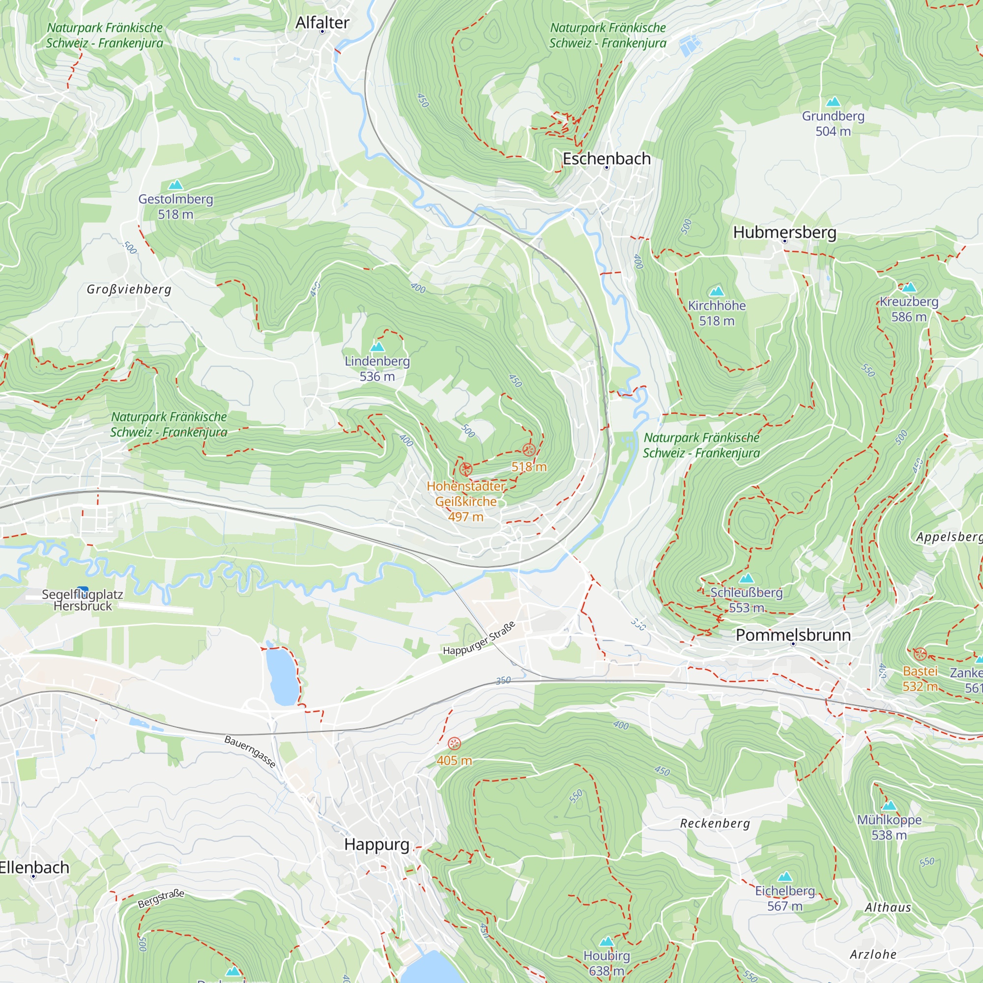 Schwindel-Alm map