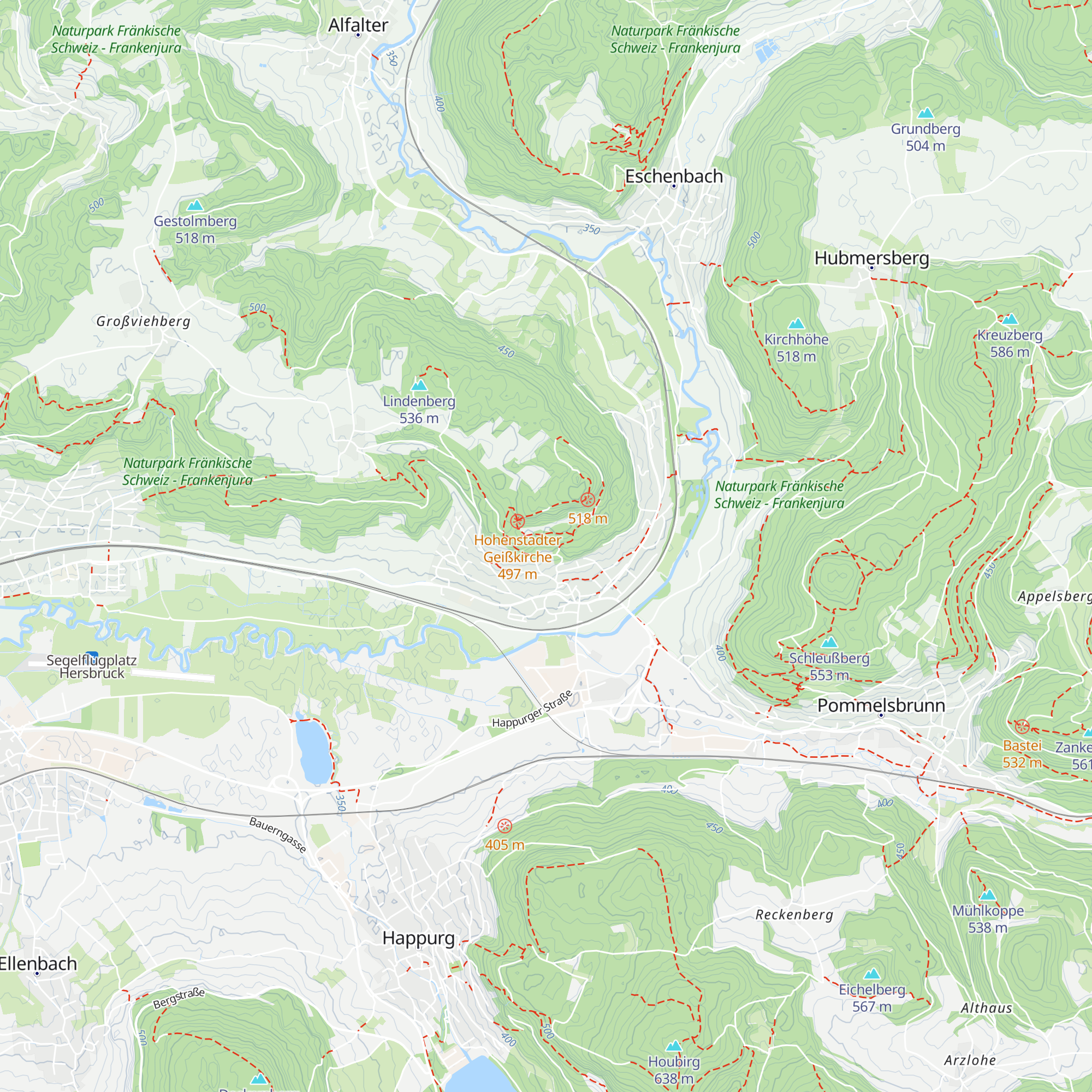 Schwindel-Alm map