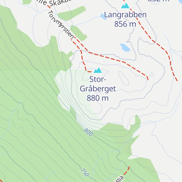 Map of Gråberget