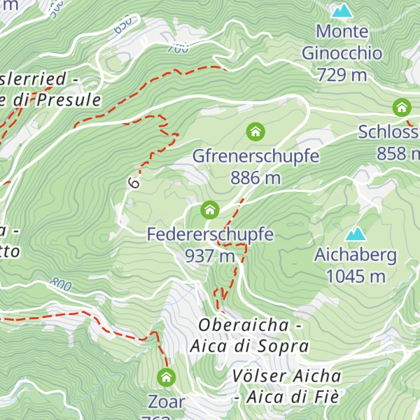 Map of Federerschupfe