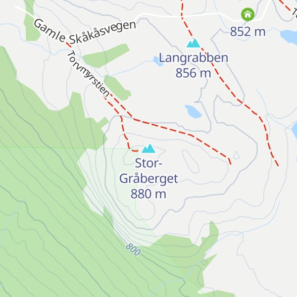 Map of Stor-Gråberget