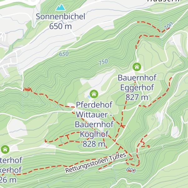 Map of Pferdehof Wittauer - Bauernhof Köglhof