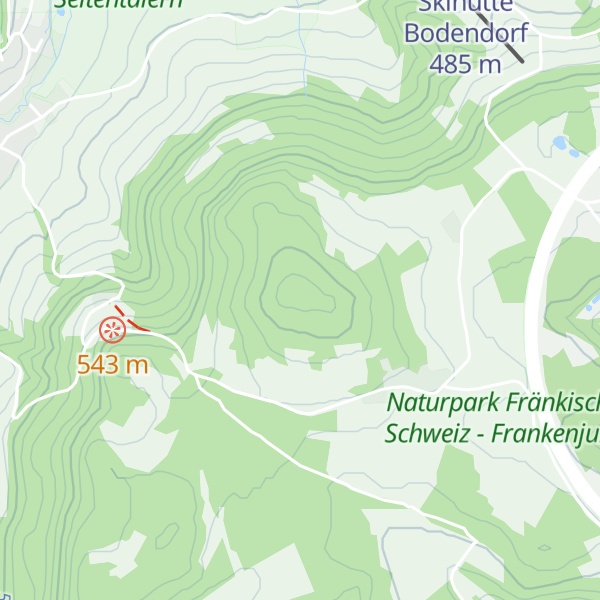 Map of Püttlacher Berg
