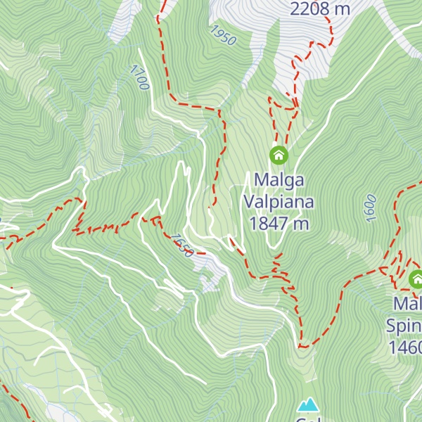 Map of Malga Cere