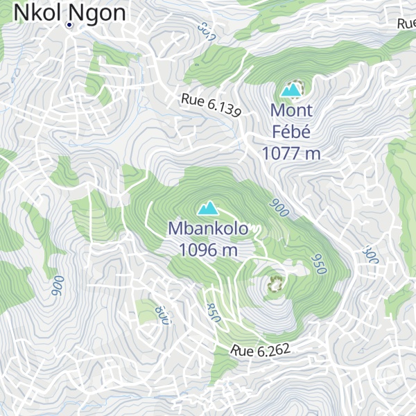 Map of Mbankolo