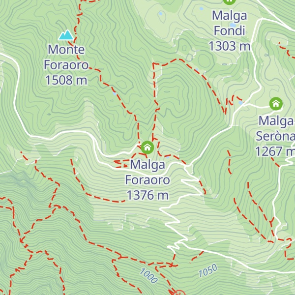 Map of Malga Foraoro